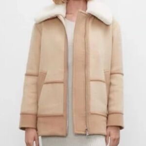 Club Monaco Sherpa Coat - Size Medium